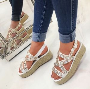 𝙉𝙀𝙒 𝙄𝙉💎🎥Crystal Embellished Espadrille